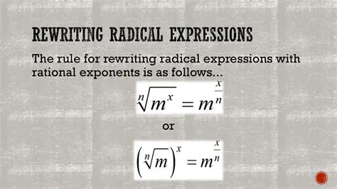 Rewriting Radical Expressions in Rational Exponent Form