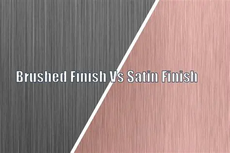 Satin Finish and Soft Hand