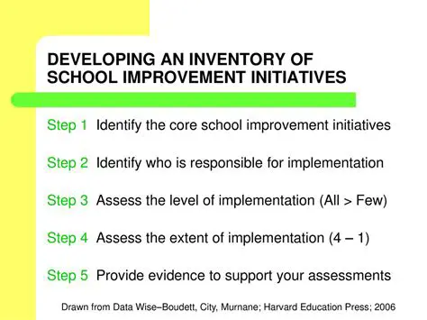 School Improvement Initiatives