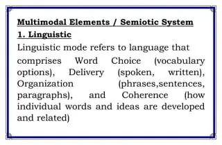 Semiotic and Linguistic Elements in the Struggle