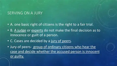 Serving on a jury when called