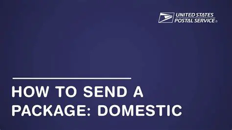 Similarities with Sending a Package