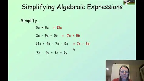Simplified Algebraic Expression