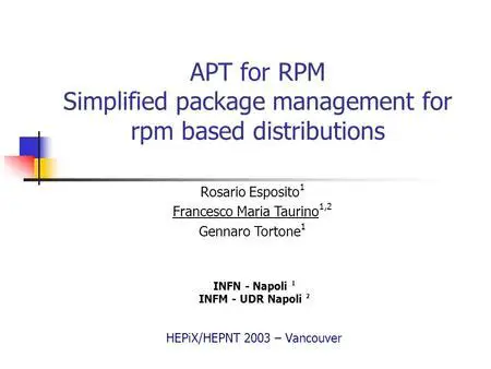 Simplified package management