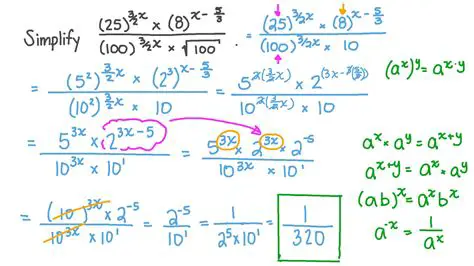 Simplifying Algebraic Expressions with Exponents