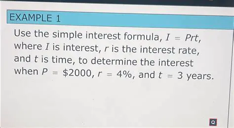 Solving for Missing Quantities in the Simple Interest Formula