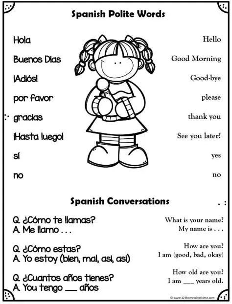 Spanish Practice Exercises