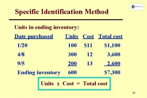 Specific Identification Method