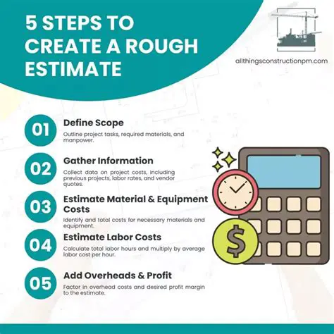 Start with a rough estimate