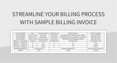 Streamlined billing process