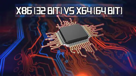 Support for both x86 and x64 versions of Microsoft Windows 8