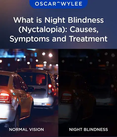 Symptoms of Night Blindness
