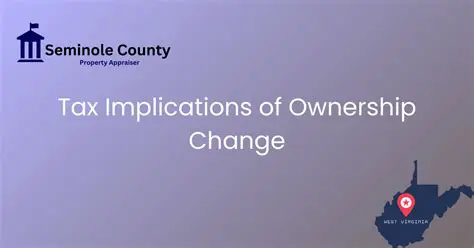 Tax Implications of Ownership