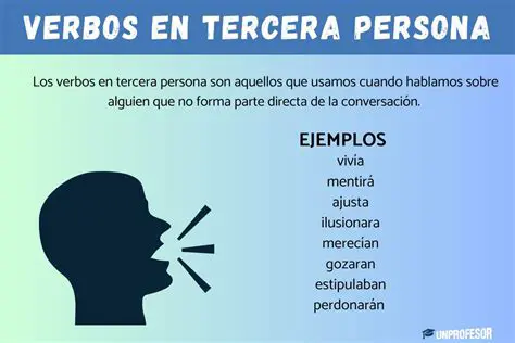 tercera persona del plural