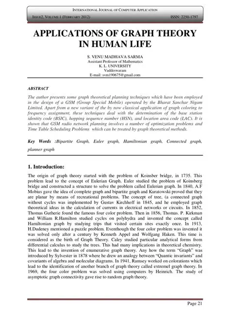 The Application of Graph Theory