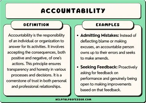 The Benefits of Accountability in Relationships