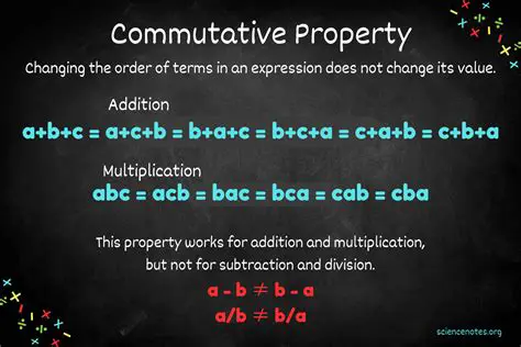 The Condition of Commutativity