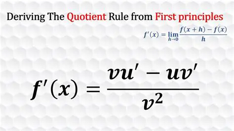 The Conditions for a Defined Quotient