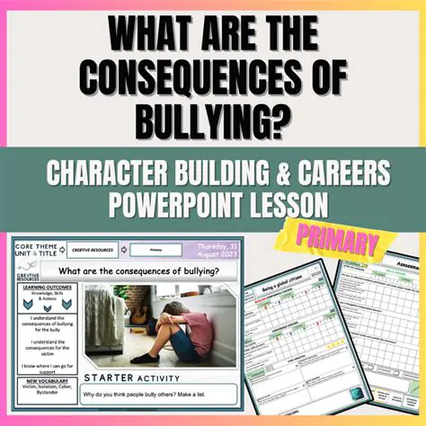 The Consequences of Bullying