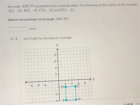 The Coordinates of the Vertices of the Rectangle