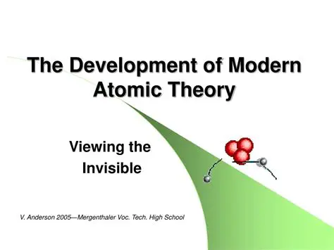 The Development of Modern Atomic Theory