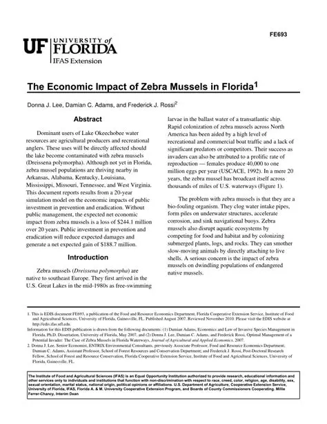 The Economic Impact of Zebra Mussels