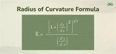 The Formula for the Radius of Curvature