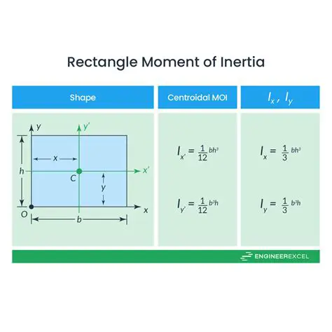 The Formula for the Second Moment of Area of a Rectangle