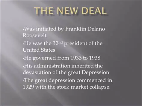 The Great Depression and the Need for Recovery Programs
