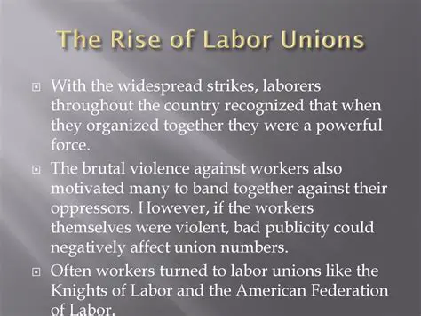 The Great Depression and the Rise of Labor Unions