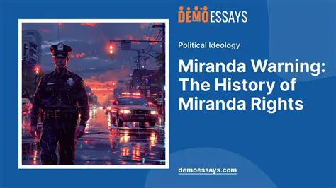 The History of Miranda Rights