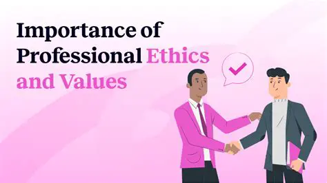 The Importance of Ethics and Competencies
