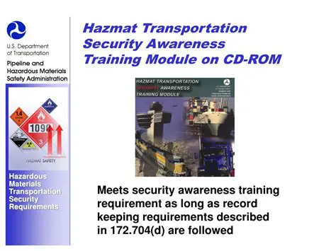 The Importance of HAZMAT Transportation Security Awareness Training