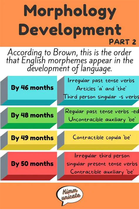 The Importance of Morphology in Language Development