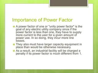 The Importance of Power Factor