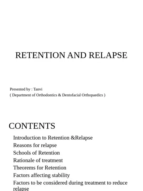 The Importance of Retention in Orthodontic Treatment