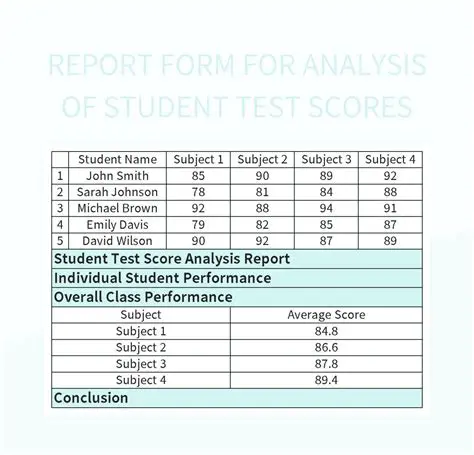 The Importance of Student Test Scores