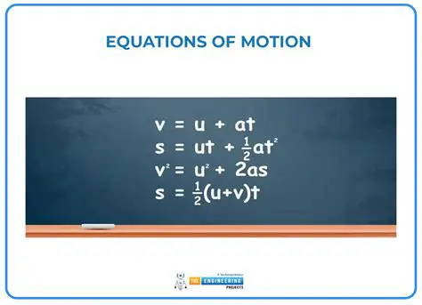 The Importance of Understanding the Equation of Motion