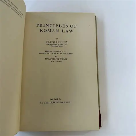 The Influence of Roman Law on American Law