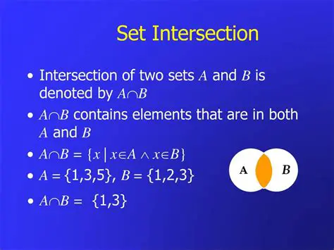The Intersection of Two Open Sets