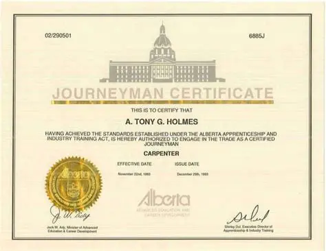 The Journey to a Journeyman Certificate