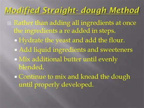 The Modified Straight Dough Method