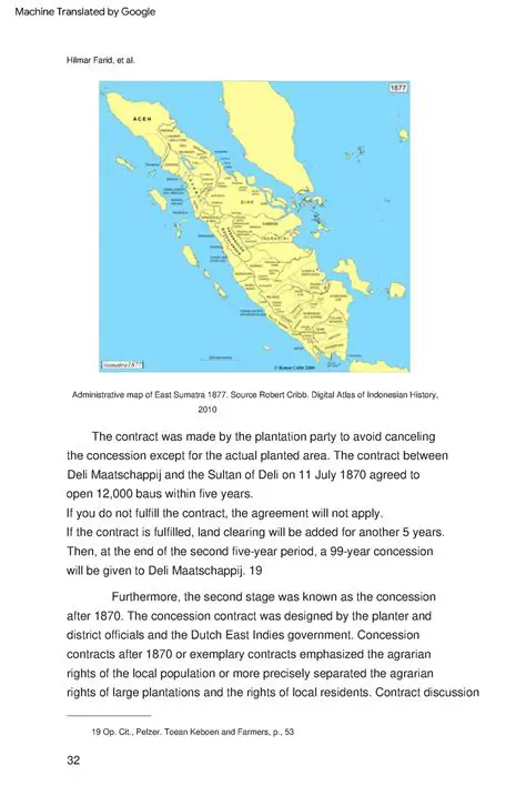 The Political Structure of East Sumatra