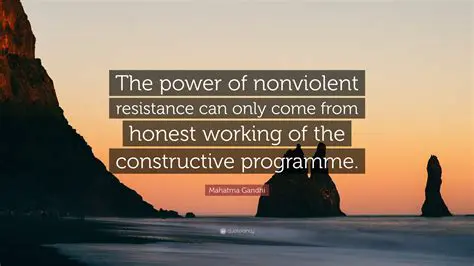 The Power of Nonviolent Resistance