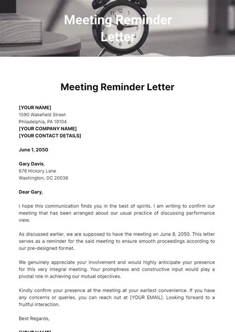 The Problem with Current 48h Meeting Reminder