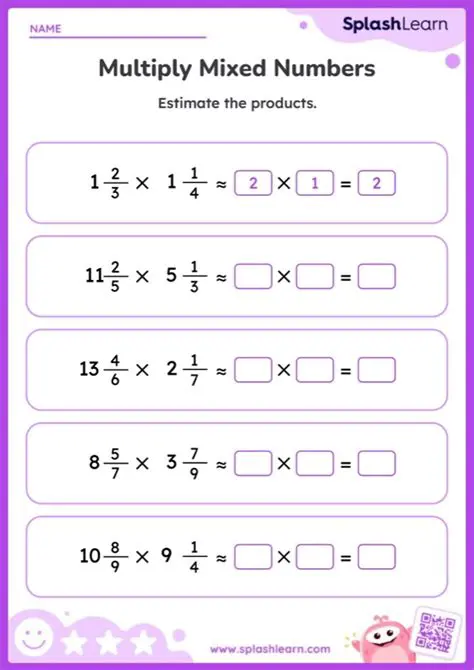 The Product of Mixed Numbers