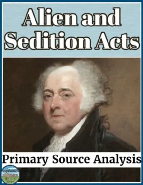 The Provisions of the Alien and Sedition Acts