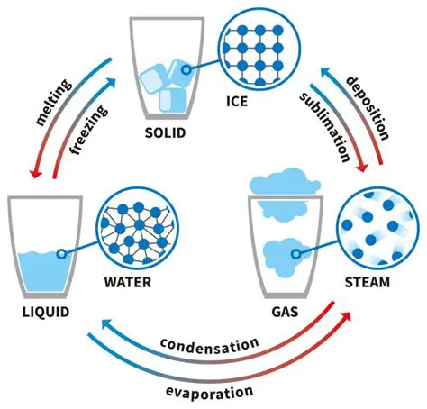 The Reaction Between Liquid Water and Heat