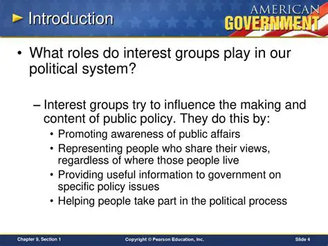 The Role of Interest Groups in Shaping Government Policy