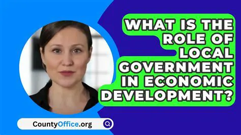 The Role of Local Governments
